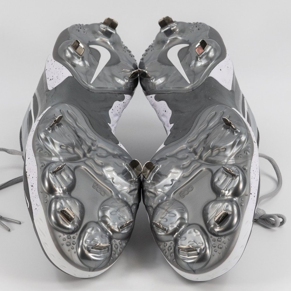 Nike Alpha Huarache Elite 3 Low 'Light Smoke Grey' CK0746-011 Metal Baseball - Picture 8 of 10